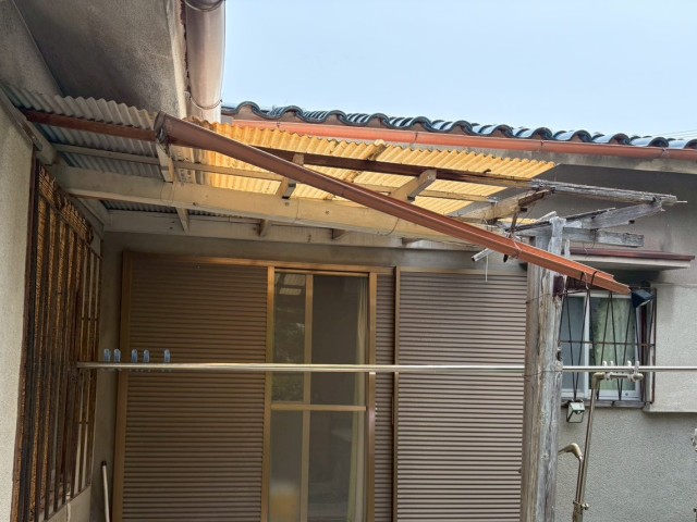 テラス　施工前